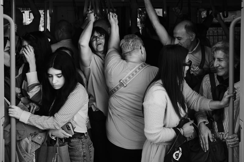 The Crowded Tram